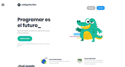 Desktop Screenshot of codigofacilito.com
